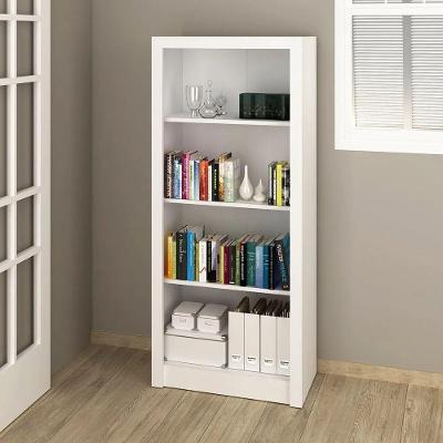 Estante Aberta para Escritório ME4137 Moderno 3 Prateleiras MDF Branco