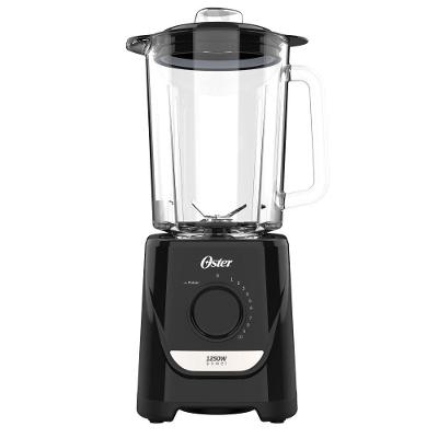 Liquidificador OLIQ520-127 1250W 2 e 2 Litros Jarra de Vidro 10 Velocidades Preto 110V