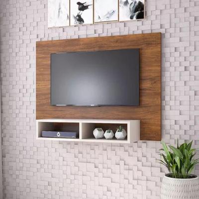PAINEL VIERO COMPACT IMBUIA-OFF WHITE COM NICHO (20574)