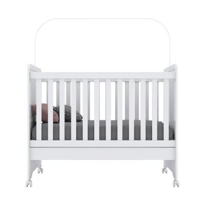 Berço Convencional Mini Cama I11-10 MDF Não Acompanha Colchão Branco
