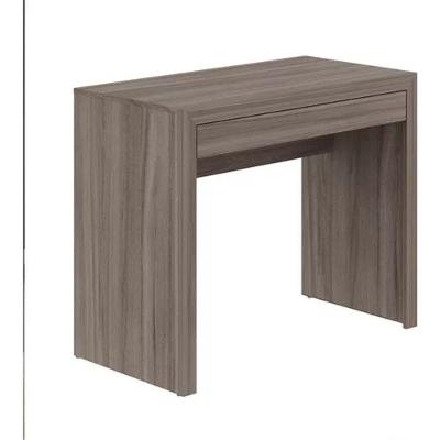 Escrivaninha Retangular ME4107.0005 Moderno 1 Gaveta MDF 90CM Marrom