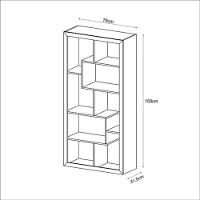 ESTANTE TECNOMOBILI E1712 BRANCO COM NICHOS (E1712.0001) - 4