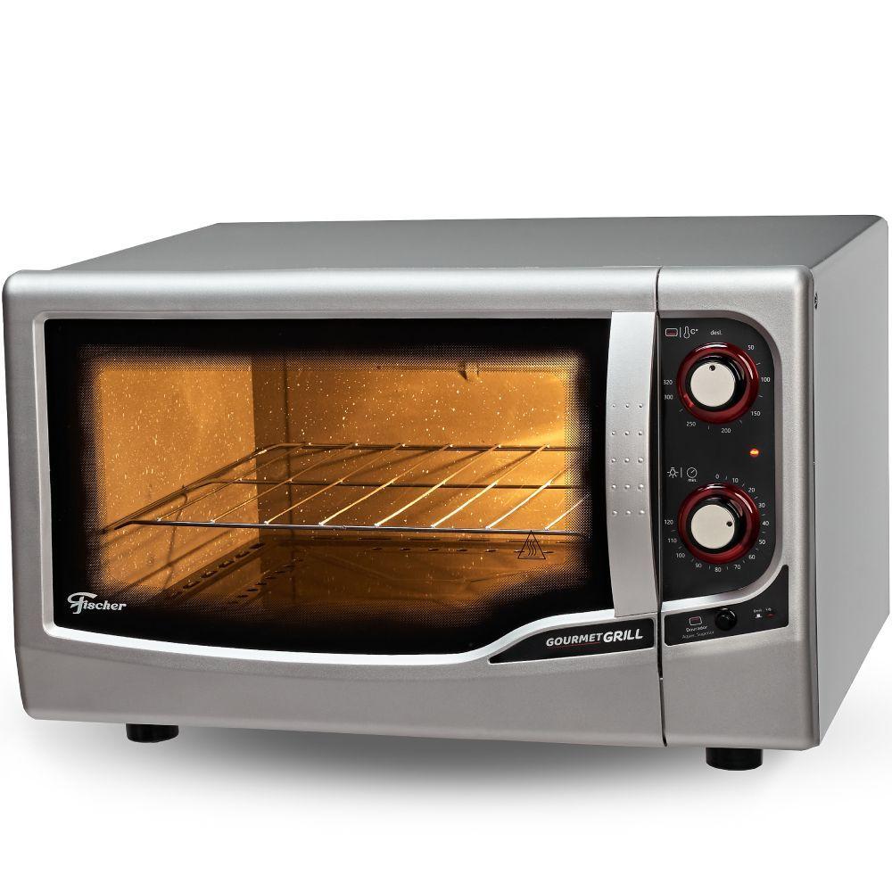 Forno Elétrico Fischer Gourmet Grill GII Bancada Prata 44L 220V 9741-79182 - 2
