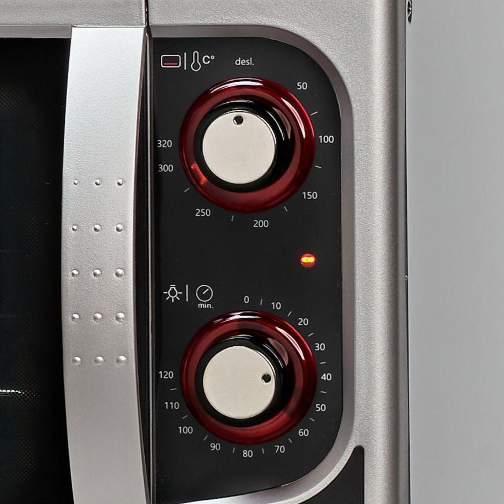 Forno Elétrico Fischer Gourmet Grill GII Bancada Prata 44L 127V 9741-79183 - 5