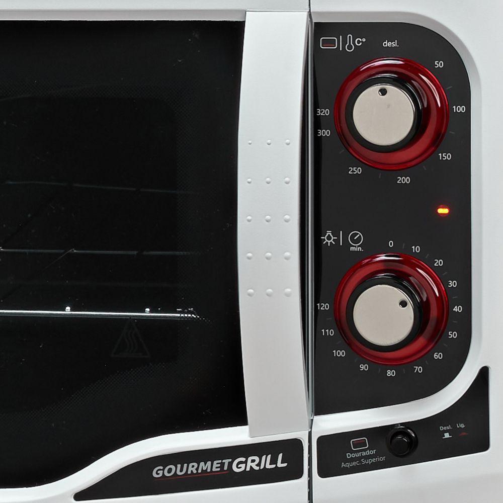 Forno Elétrico Fischer Gourmet Grill GII Bancada Branco 44L 220V 9741-79180 - 3