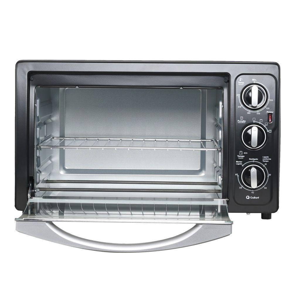 Forno Eletrico De Bancada Gallant Preto 28L 220V - (GFO28EM2A) - 4