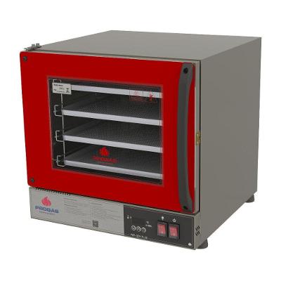 Forno Turbo Elétrico Industrial Progás PRP-004 Plus Inox 56L com Controle Digital Vermelho 110V