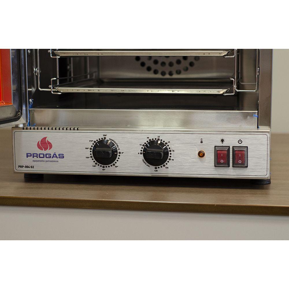 Forno Turbo Elétrico Progás Fast Oven 56 Litros Vermelho 220V PRP-004 - 3