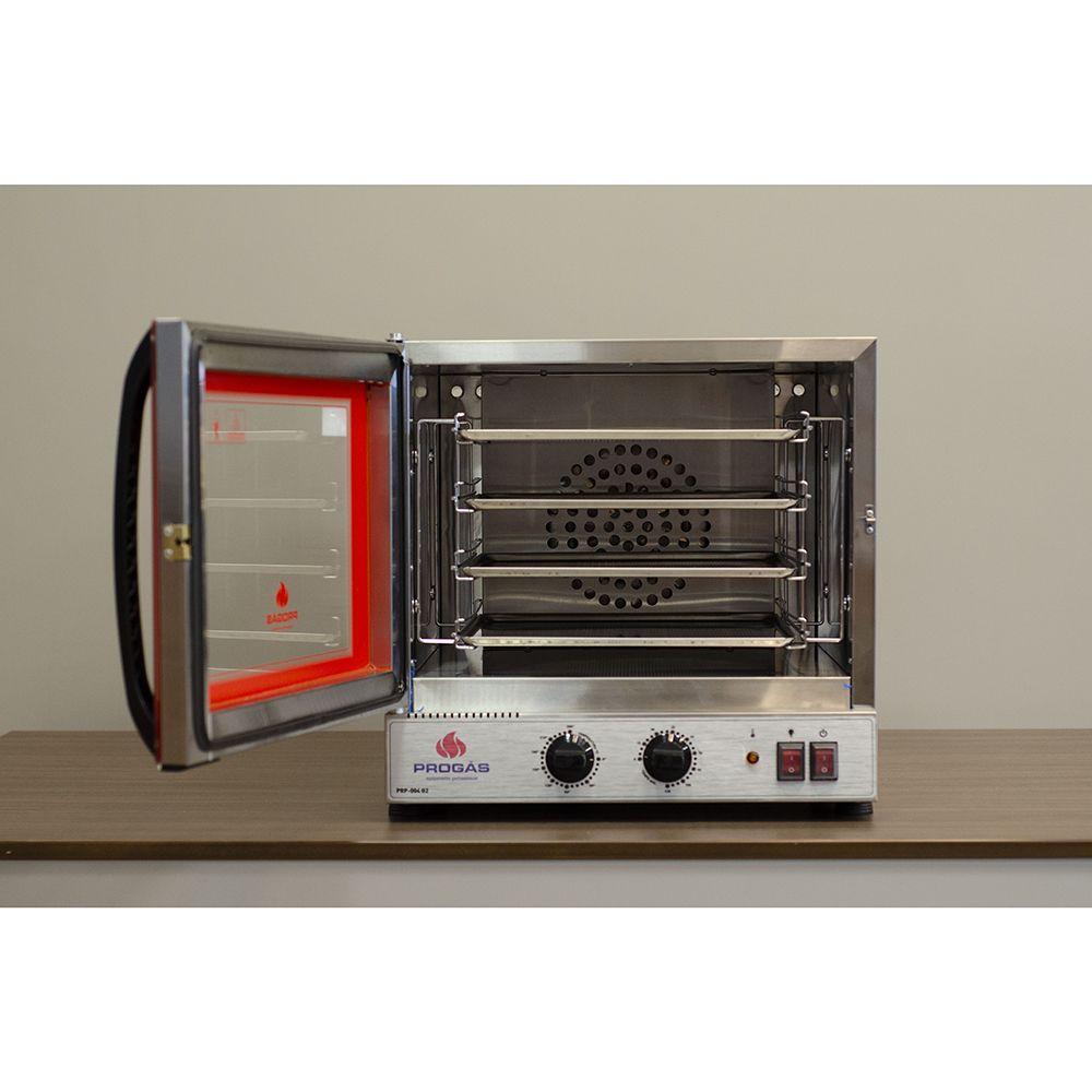Forno Turbo Elétrico Progás Fast Oven 56 Litros Vermelho 127V PRP-004 - 4