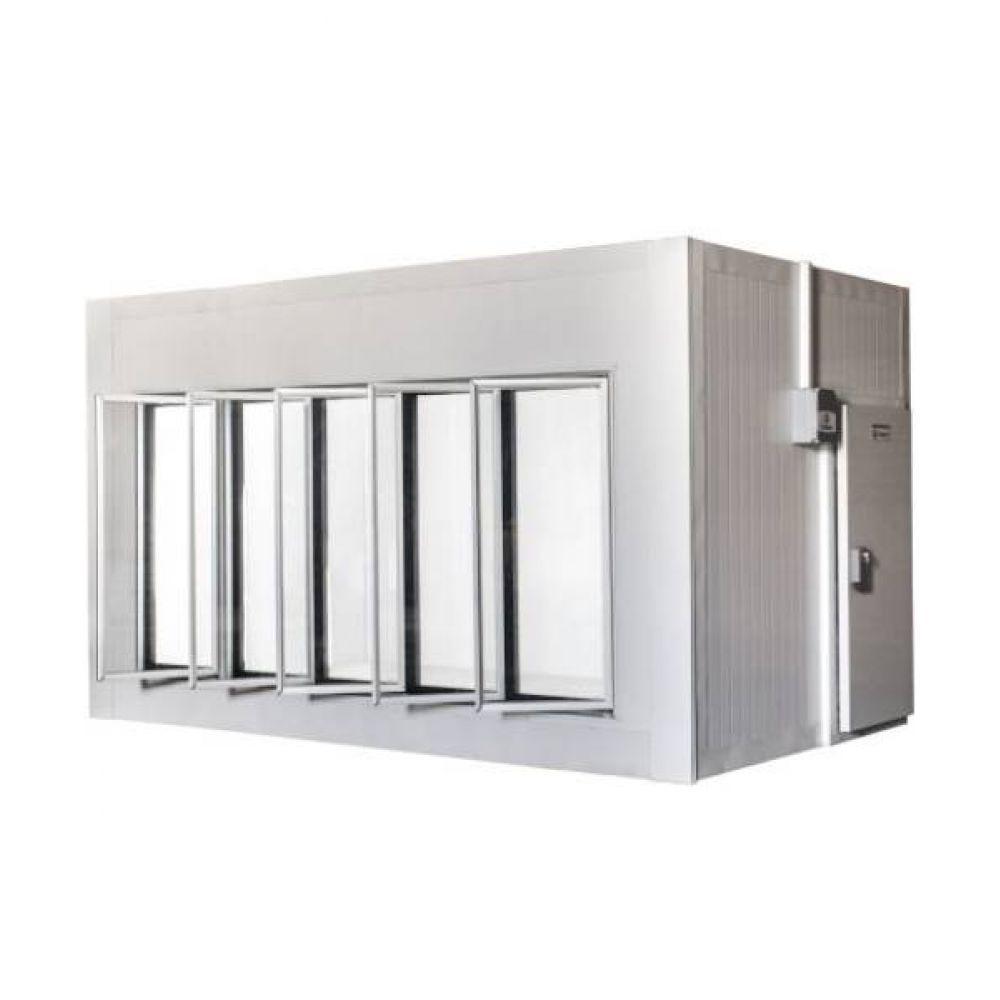 Walk in Cooler Gallant Resfriados 5 Portas Vidro com Piso Painel 220V/3F CWRCP-05 - 1