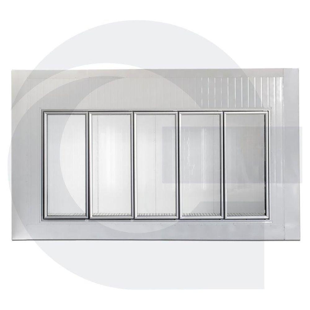Walk in Cooler Gallant Resfriados 5 Portas Vidro com Piso Painel 220V/3F CWRCP-05 - 3