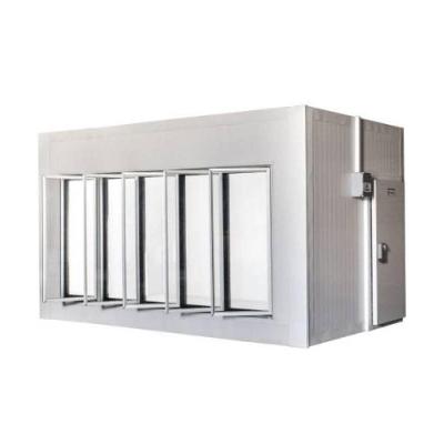 Walk in Cooler Gallant Resfriados 5 Portas Vidro com Piso Painel 220V/3F CWRCP-05