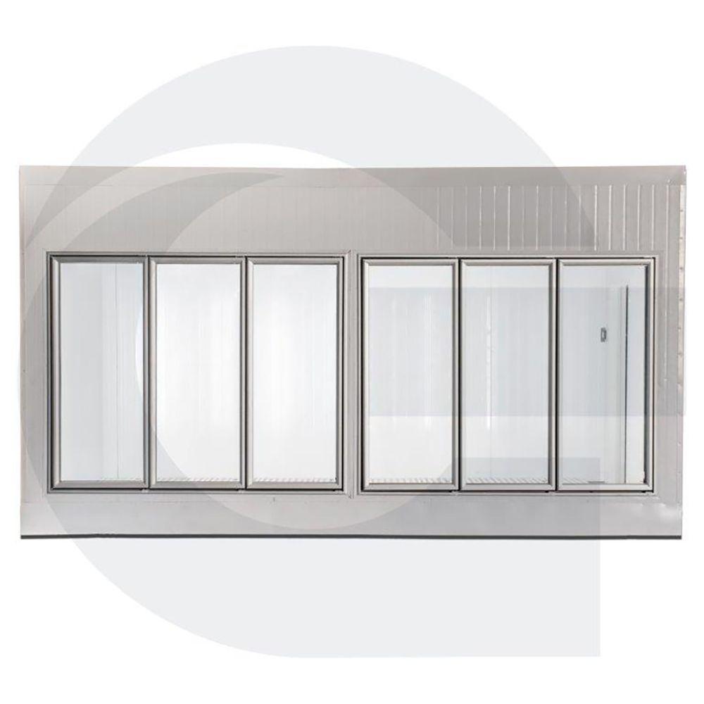Walk in Cooler Gallant Resfriados 6 Portas Vidro sem Piso Painel 220V/3F CWRSP-06 - 3