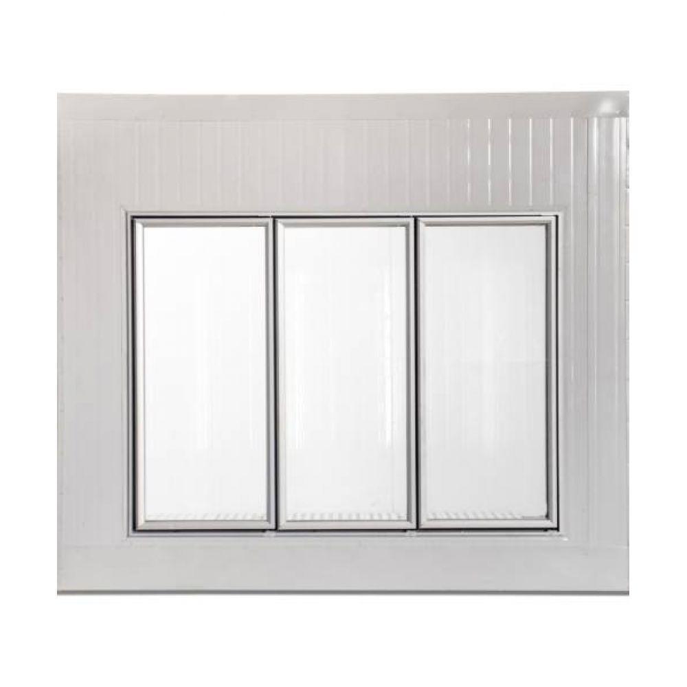 Walk in Cooler Gallant Resfriados 3 Portas Vidro com Piso Painel 220V/1F CWRCP-03 - 1
