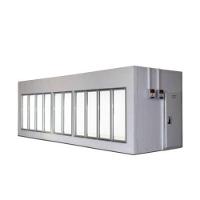 Walk in Cooler Gallant Resfriados 10 Portas Vidro com Piso Painel 220V/3F CWRCP-10 - 1