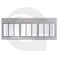 Walk in Cooler Gallant Resfriados 9 Portas Vidro com Piso Painel 220V/3F CWRCP-09