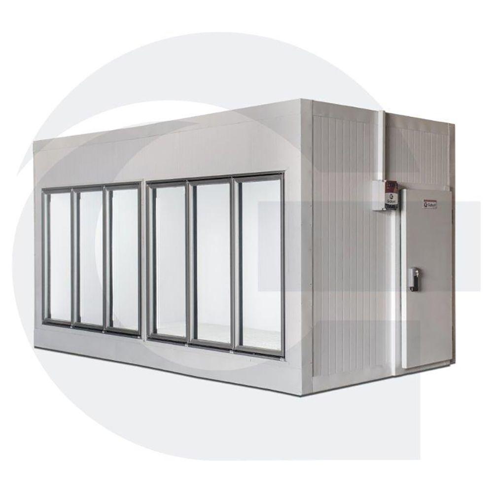 Walk in Cooler Gallant Resfriados 6 Portas Vidro com Piso Painel 220V/3F CWRCP-06 - 2