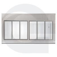 Walk in Cooler Gallant Resfriados 6 Portas Vidro com Piso Painel 220V/3F CWRCP-06 - 3