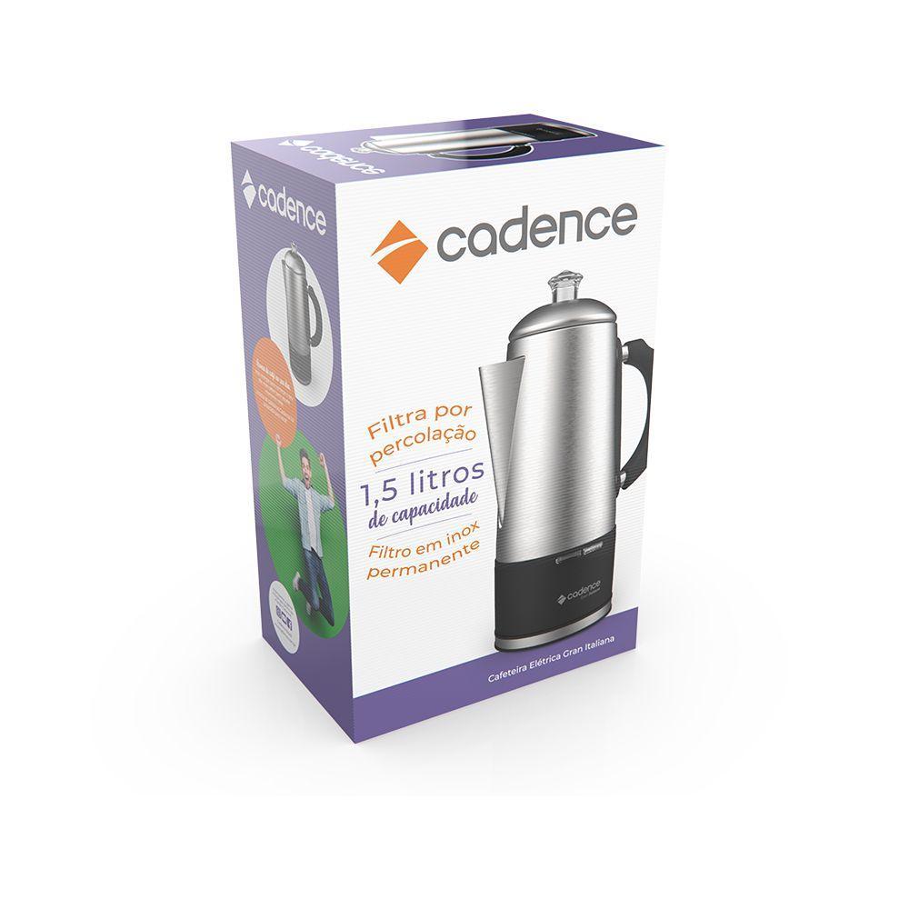 CAFETEIRA CADENCE ITALIANA GRAN INOX 1,5L 127V (CAF120-127) - 5