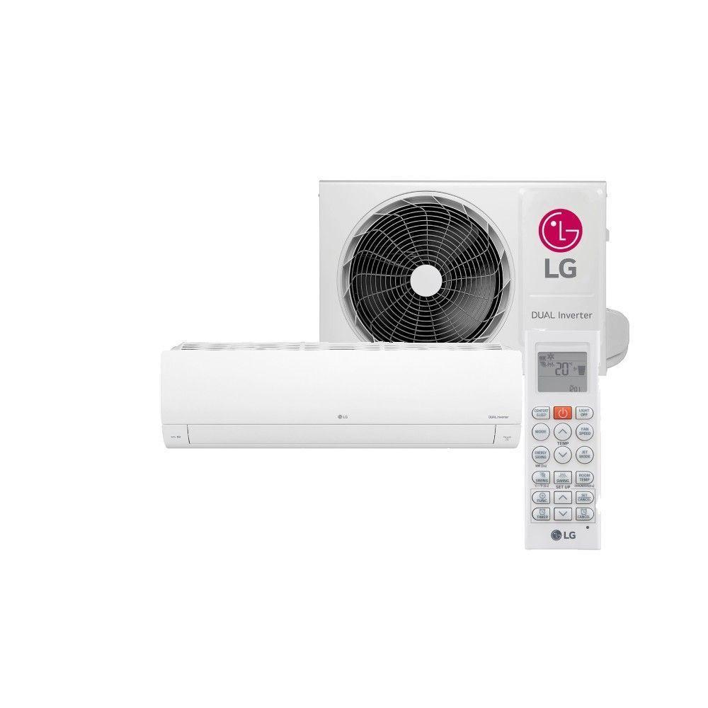 Ar-Condicionado LG DUAL Inverter Voice +AI 12.000 BTU  Frio 127V - S3-Q12JA31B - 1