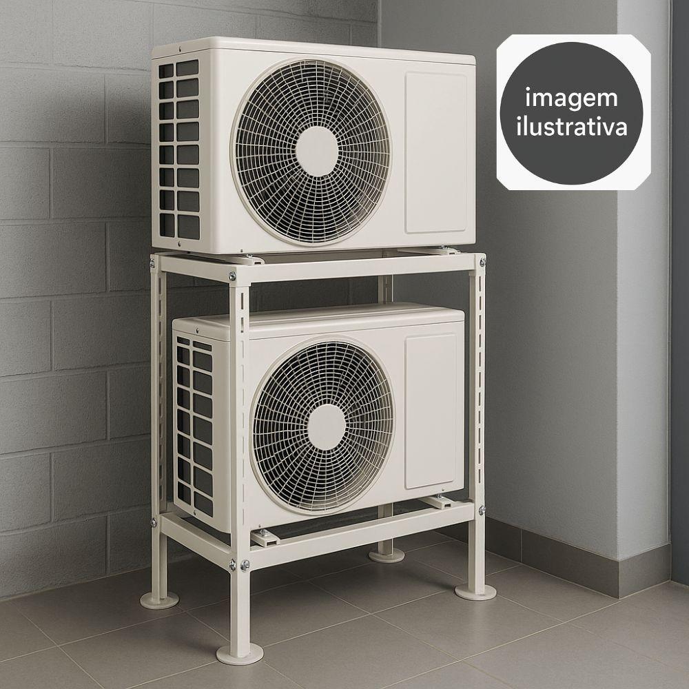 Suporte De Piso / Armário Duplo Para Condensadora De Ar-Condicionado Para Sistemas De Refrigeração (EO44C-1) - 2
