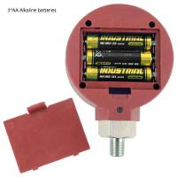 Manômetro Digital para Alta Pressão 0 a 800psi a Pilha Alcalina AA (1,5V) - 2