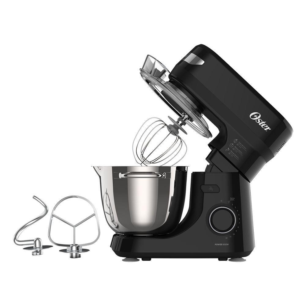 Batedeira Planetária Oster Preto Inox 4L 850w 127v OBAT641-127 - 2