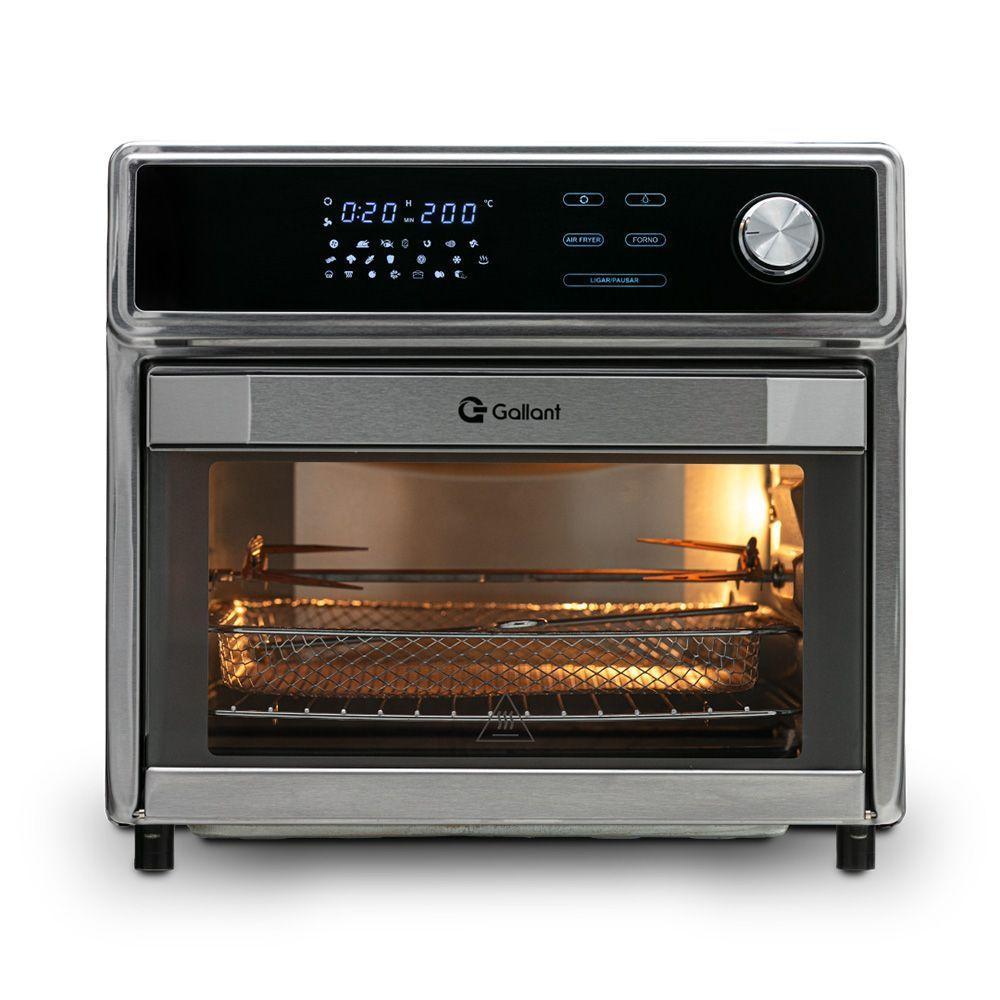 Forno E Fryer Fritadeira Digital 25l Gallant Rotisserie 1700w 127V (GFE25FTA_IX127) - 6