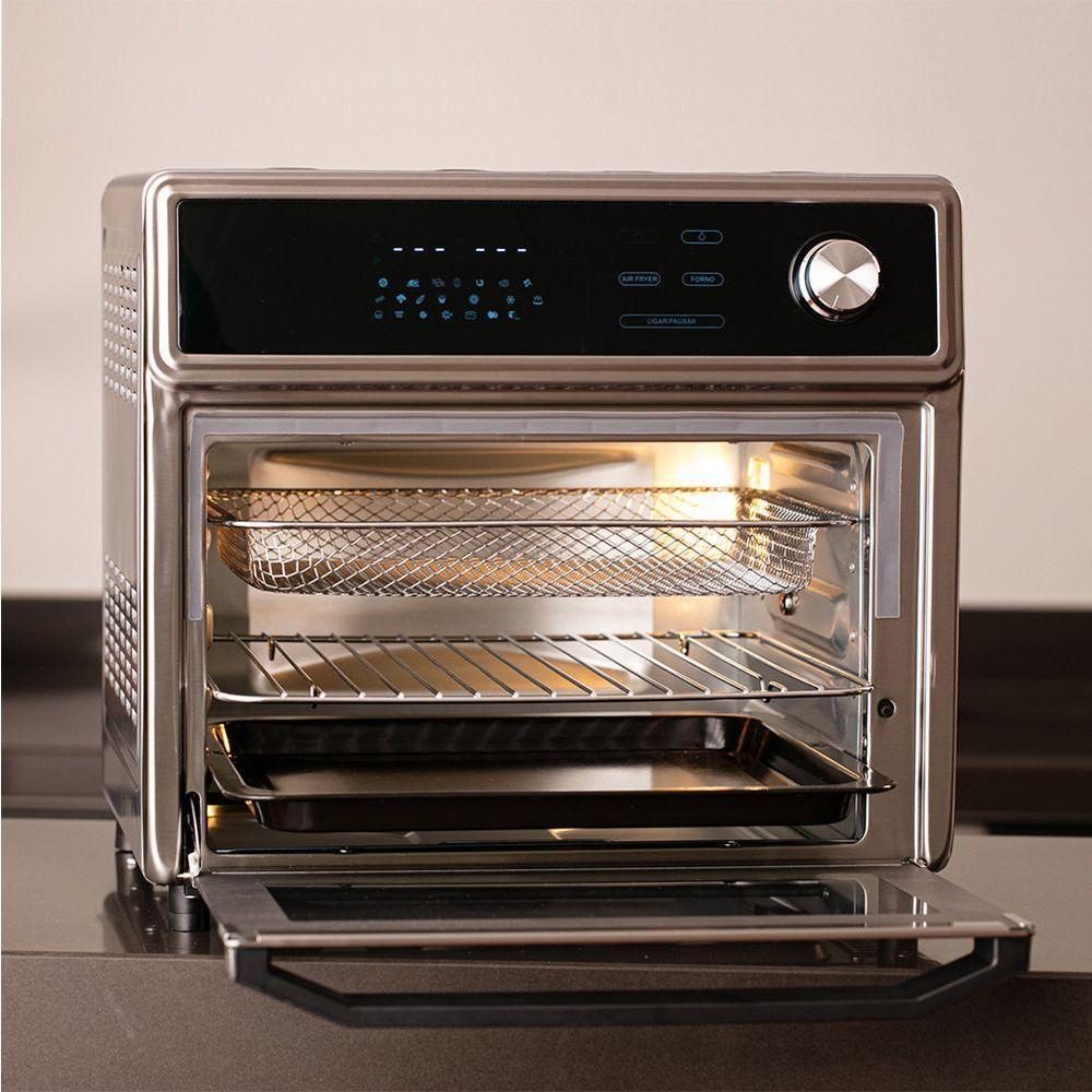 Forno E Fryer Fritadeira Digital 25l Gallant Rotisserie 1700w 220V (GFE25FTA_IX220) - 9