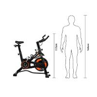 Bicicleta Ergométrica Spinning Gallant Elite X Mecânica Até 110kg Roda De Inercia 8kg (GSB08HBTA-PT) - 7