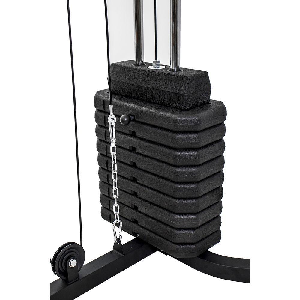 Estação De Musculação 45kg Gallant 3 Volumes (GEM45H25A-PT) - 6