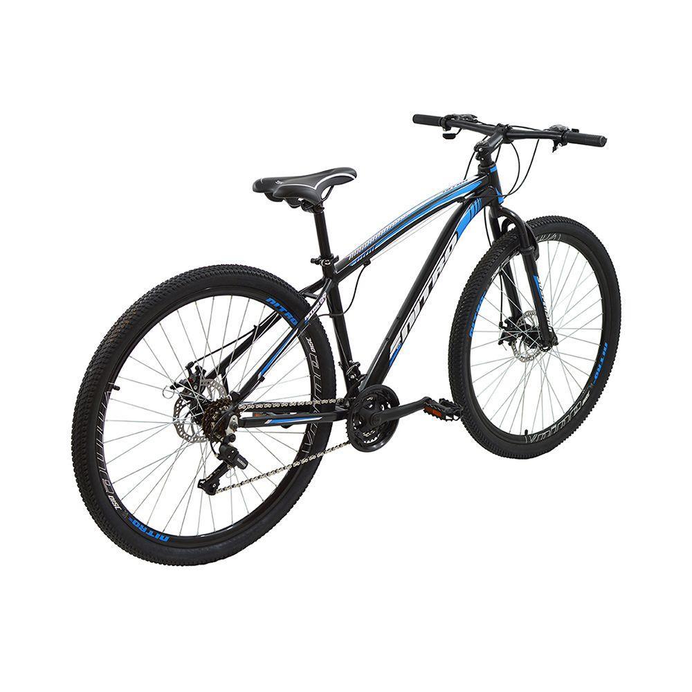 Bicicleta Polimet MTB Nitro Câmbio Shimano Quadro em Alumínio 17/Aro 29/21 Velocidades Preto/Azul 7162 - 2