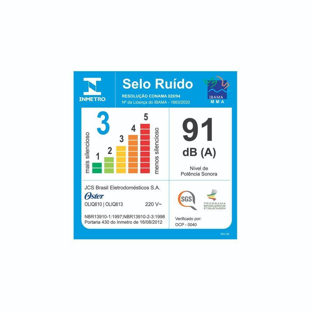 Liquidificador Oster 1400 Full Preto 220V 1400W OLIQ610-220 - 9