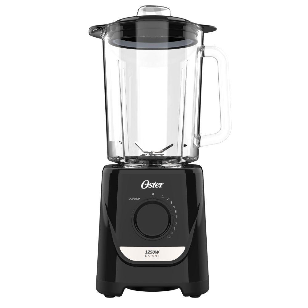 Liquidificador Oster Jarra De Vidro 2,2 Litros Preto 220V 1250W OLIQ520-220 - 1