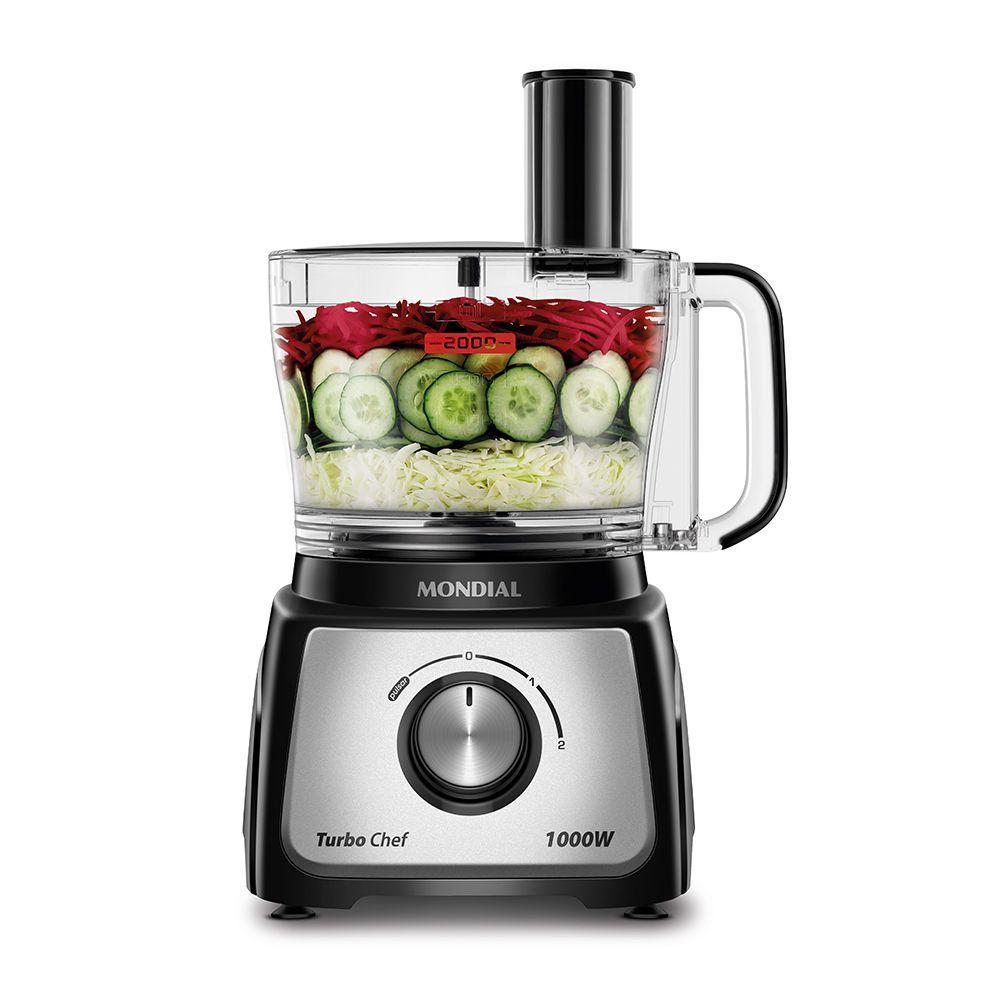 Multiprocessador Mondial Turbo Chef 7 em 1 Preto 220V MPN-01-BE - 4