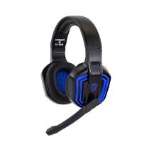 Fone de Ouvido Headset Gamer Sate Preto/Azul AE-361B - 1