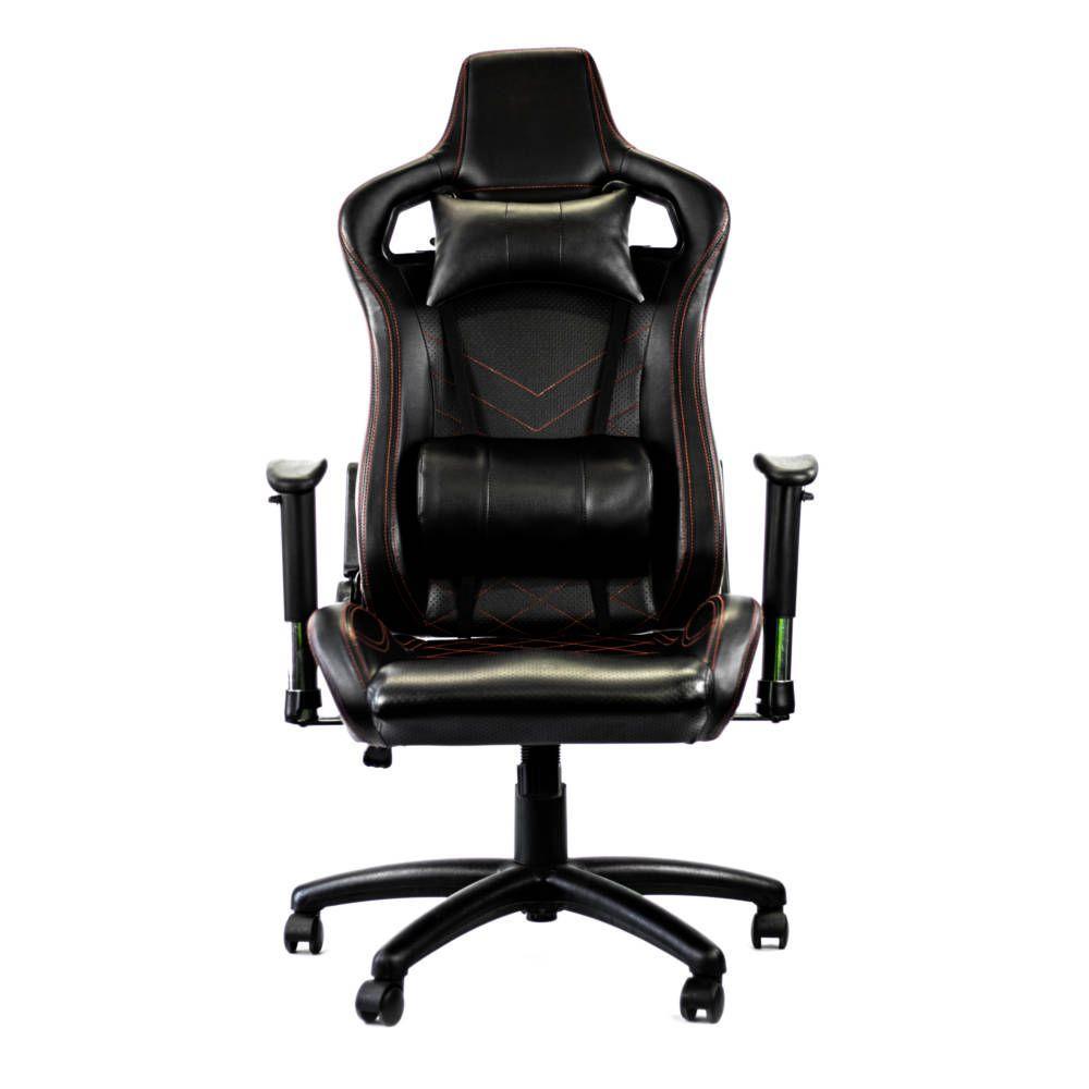 Cadeira Gamer Racer Giratória Gallant Altura Regulável Preta e Vermelha GCD100RPUA-PT - 2