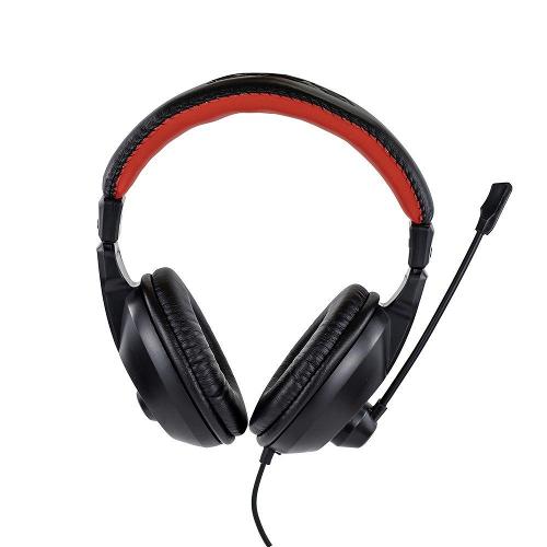 Fone de Ouvido Headset Gamer Sate Preto/Vermelho AE-265