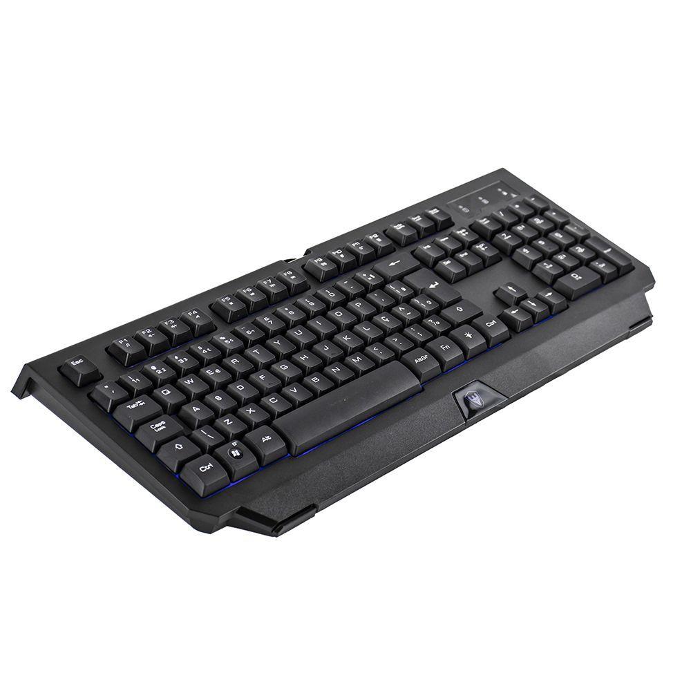 Teclado Gamer Sate AK-839 RGB USB - Com Luz - Preto - 2