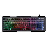 Teclado Gamer Sate AK-840 RGB USB- PRETO - 1