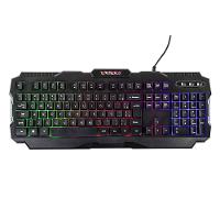 Teclado Gamer Sate AK-837 RGB USB - COM LUZ - PRETO - 1