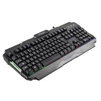 Teclado Gamer Sate AK-837 RGB USB - COM LUZ - PRETO - 2