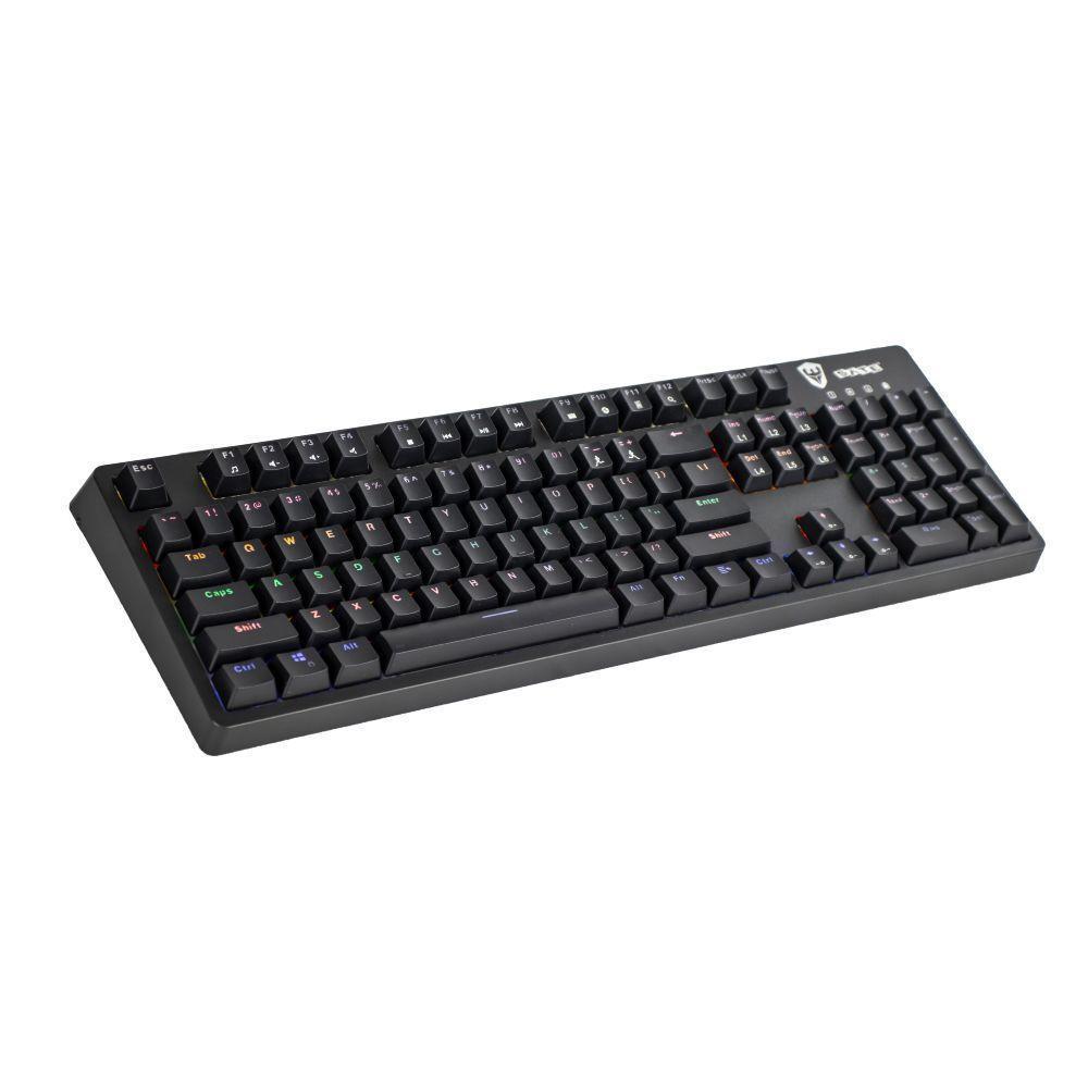 Teclado Mecânico Gamer Sate K6 Switch Blue RGB USB - 2
