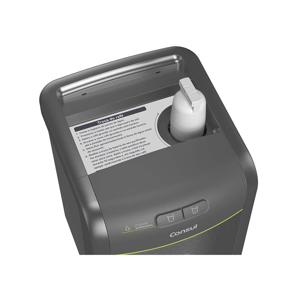 Purificador de Água Consul Refrigerado Antibactérias Cinza Bivolt - 6