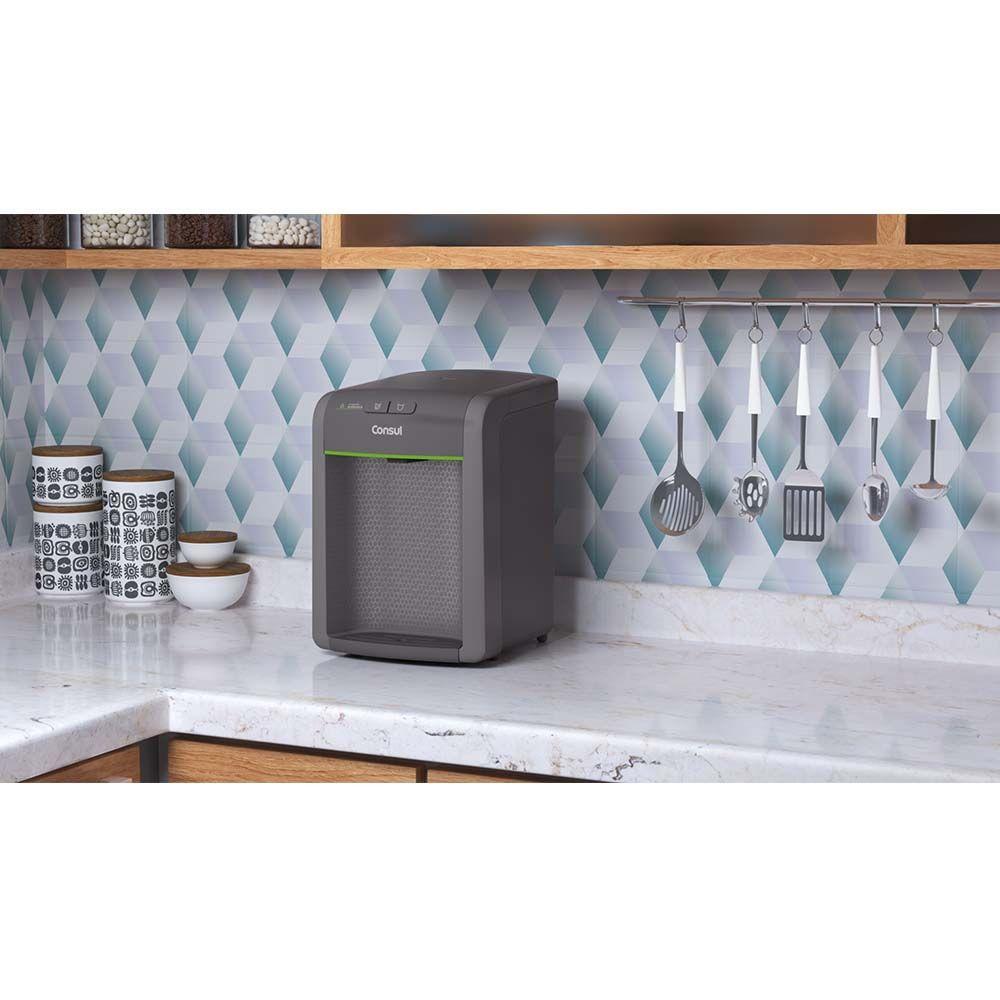 Purificador de Água Consul Refrigerado Antibactérias Cinza Bivolt - 7