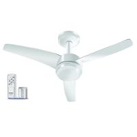 Ventilador Mondial Maxi Air Control VTE-02 Branco 127V Teto Com Controle Remoto 3 Pás (9070-01) - 1