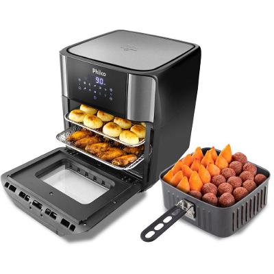 Fritadeira Elétrica Air Fry Oven Philco 12 Litros Preto 220V PFR2200P 