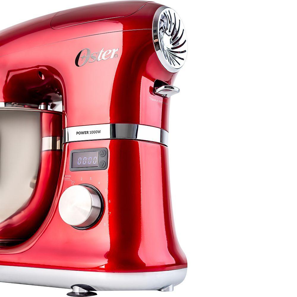 Batedeira Planetária Oster Vermelha 110V OBAT911 - 6
