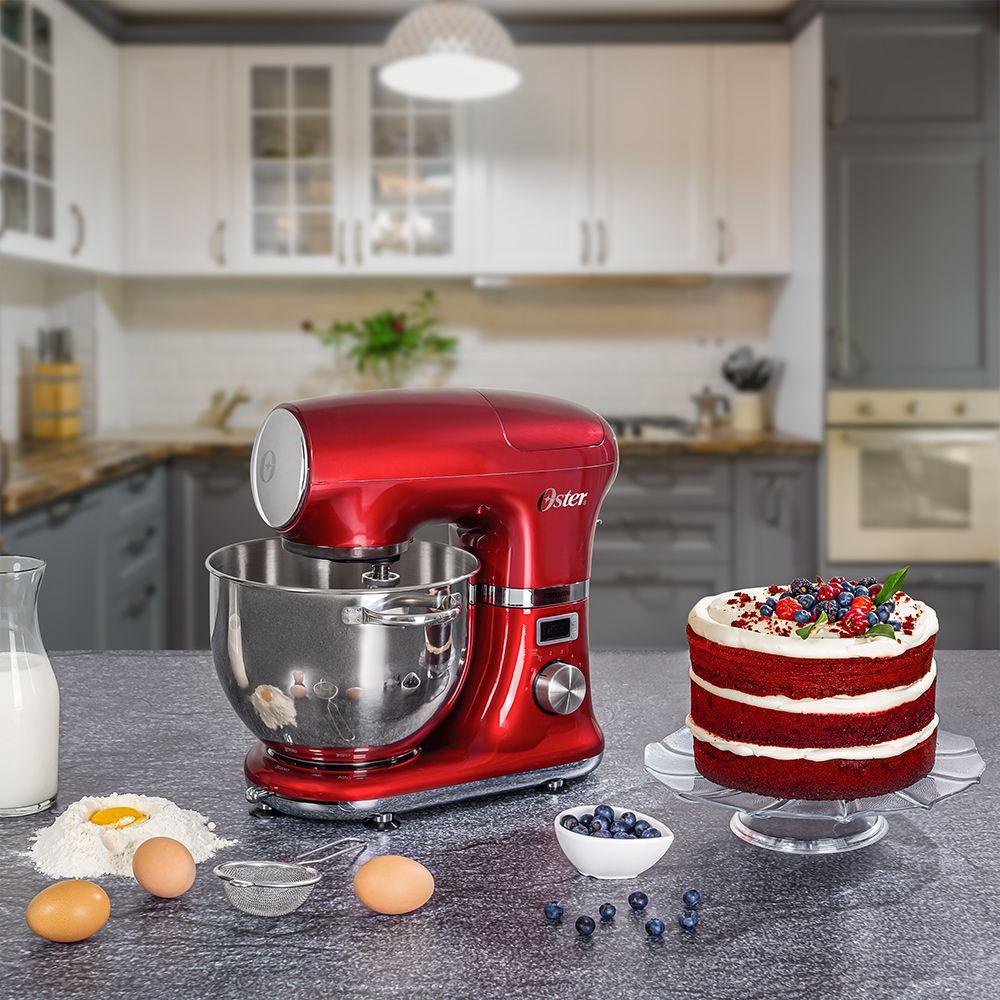 Batedeira Planetária Oster Vermelha 110V OBAT911 - 8