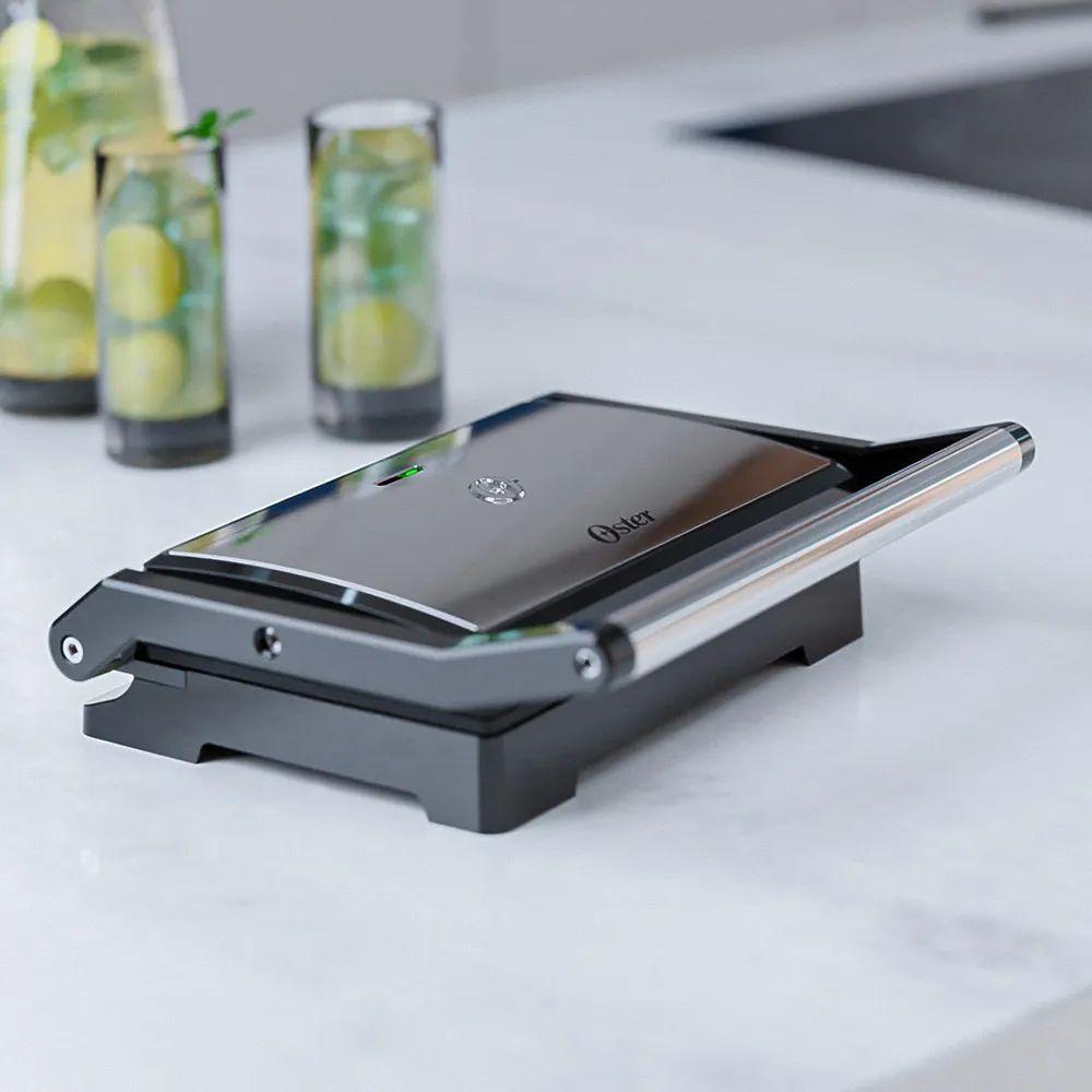 Mini Grill Elétrico Oster Inox 2 Em 1 Ogrl230 220V - 2